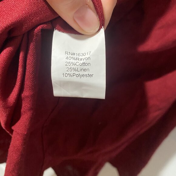 Princess Polly The Villa Mini Burgundy Dress - Picture 4 of 8